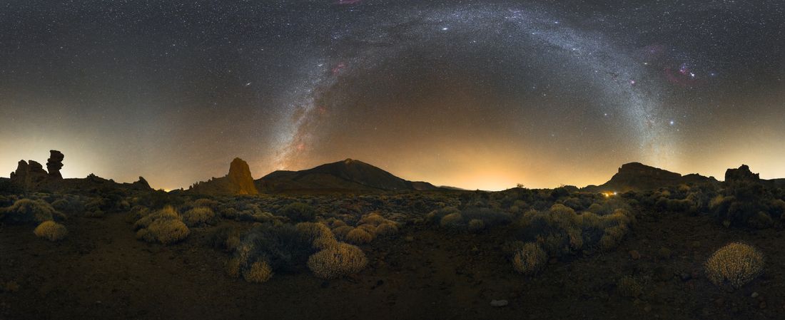 A night at the foot of the Teide